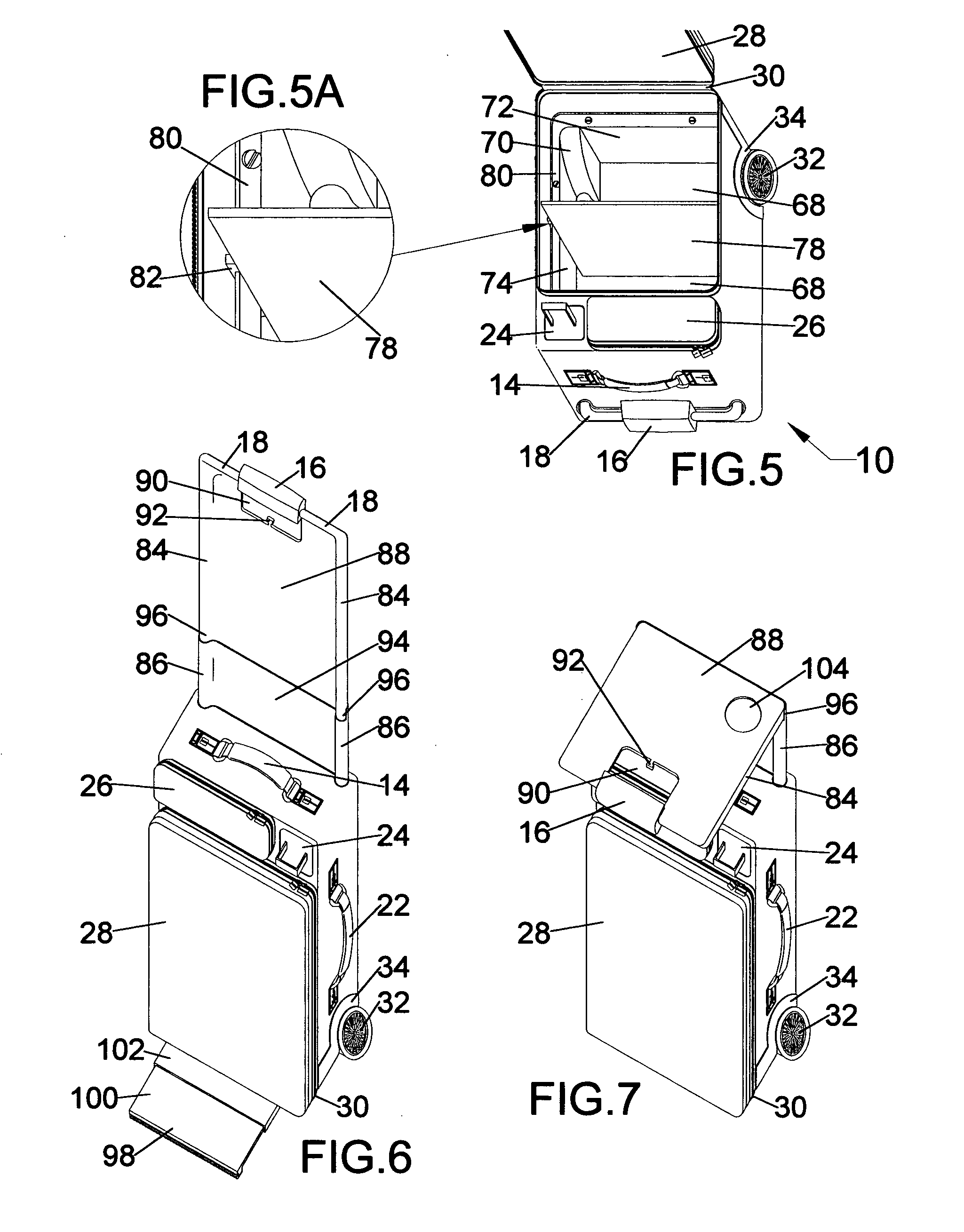 Carry on multi-function luggage