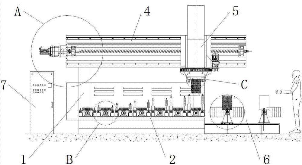 Lost foam multi-station digital gluing system and its gluing method