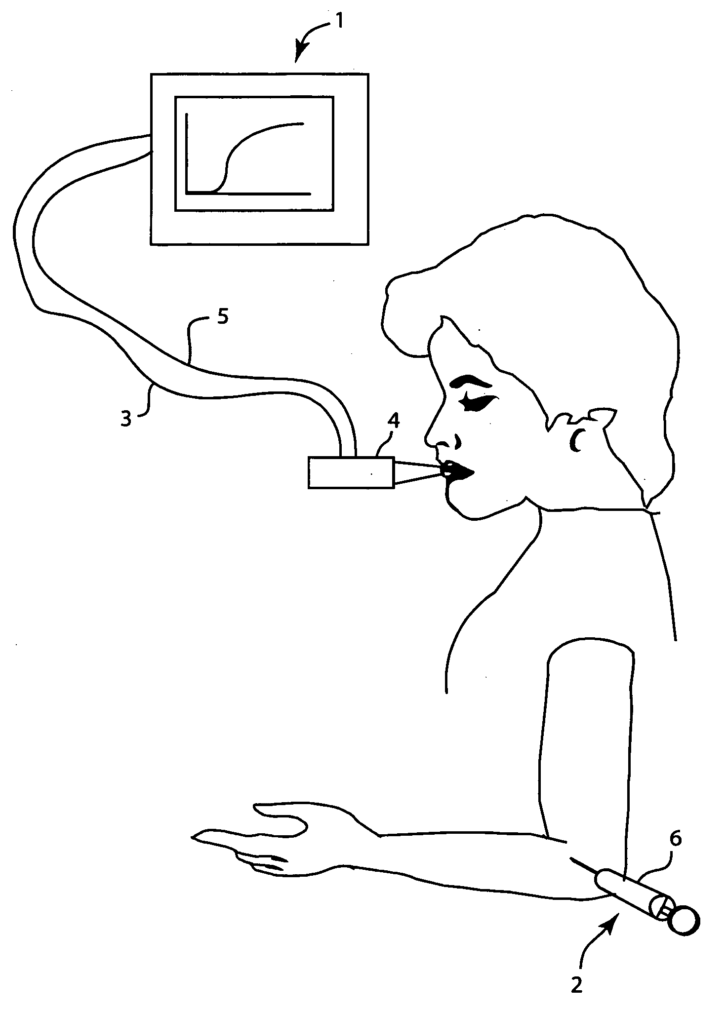 Method and apparatus for indicating the absence of a pulmonary embolism in a patient