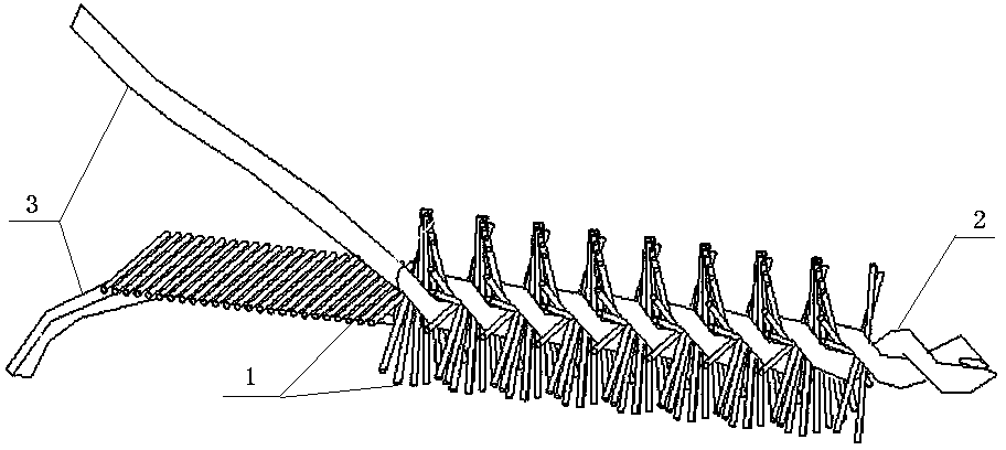 Buffing wheel based on fiber ropes containing chopped fibers and production method of buffing wheel