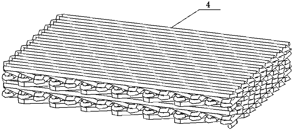 Buffing wheel based on fiber ropes containing chopped fibers and production method of buffing wheel