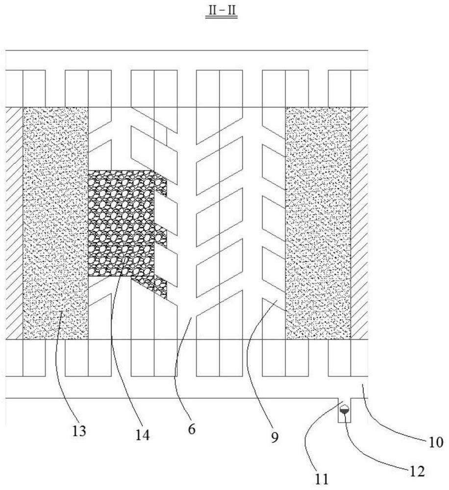 Efficient stoping process of segmented medium-length hole stope