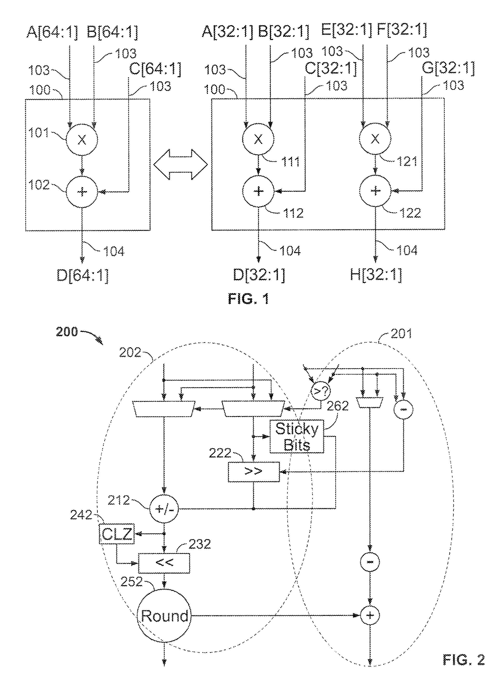 Multiple-precision processing block in a programmable integrated circuit device