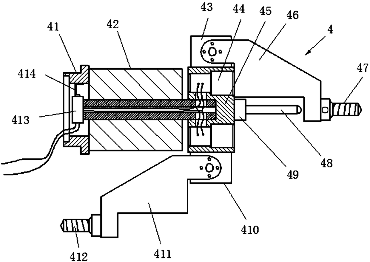 Automatic blind hole thread detection device