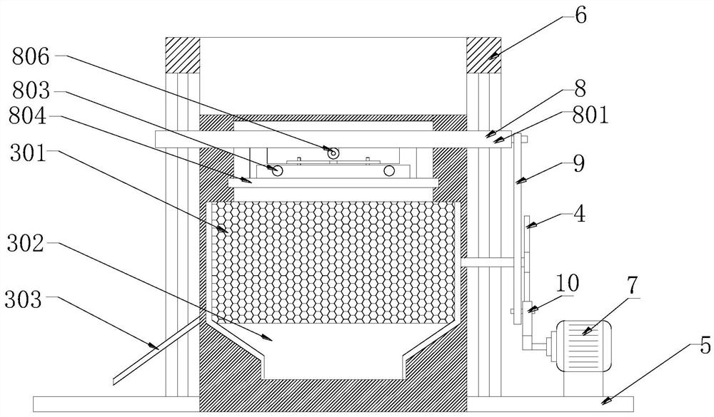 Chopping device having splash-proof function for production manufacturing of chili sauce