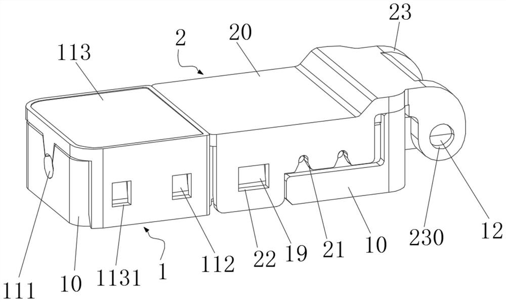 Industrial digital electronic detonator leg wire waterproof device and use method