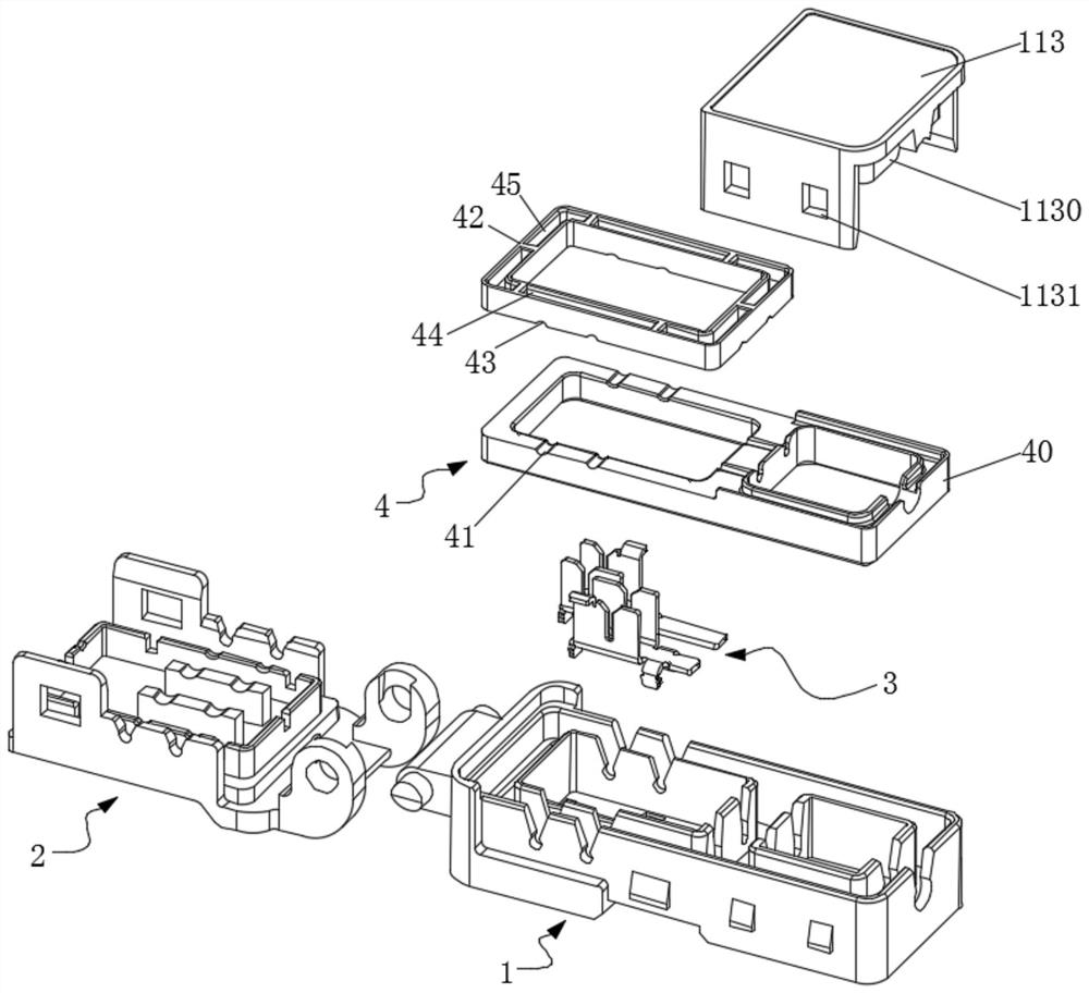 Industrial digital electronic detonator leg wire waterproof device and use method