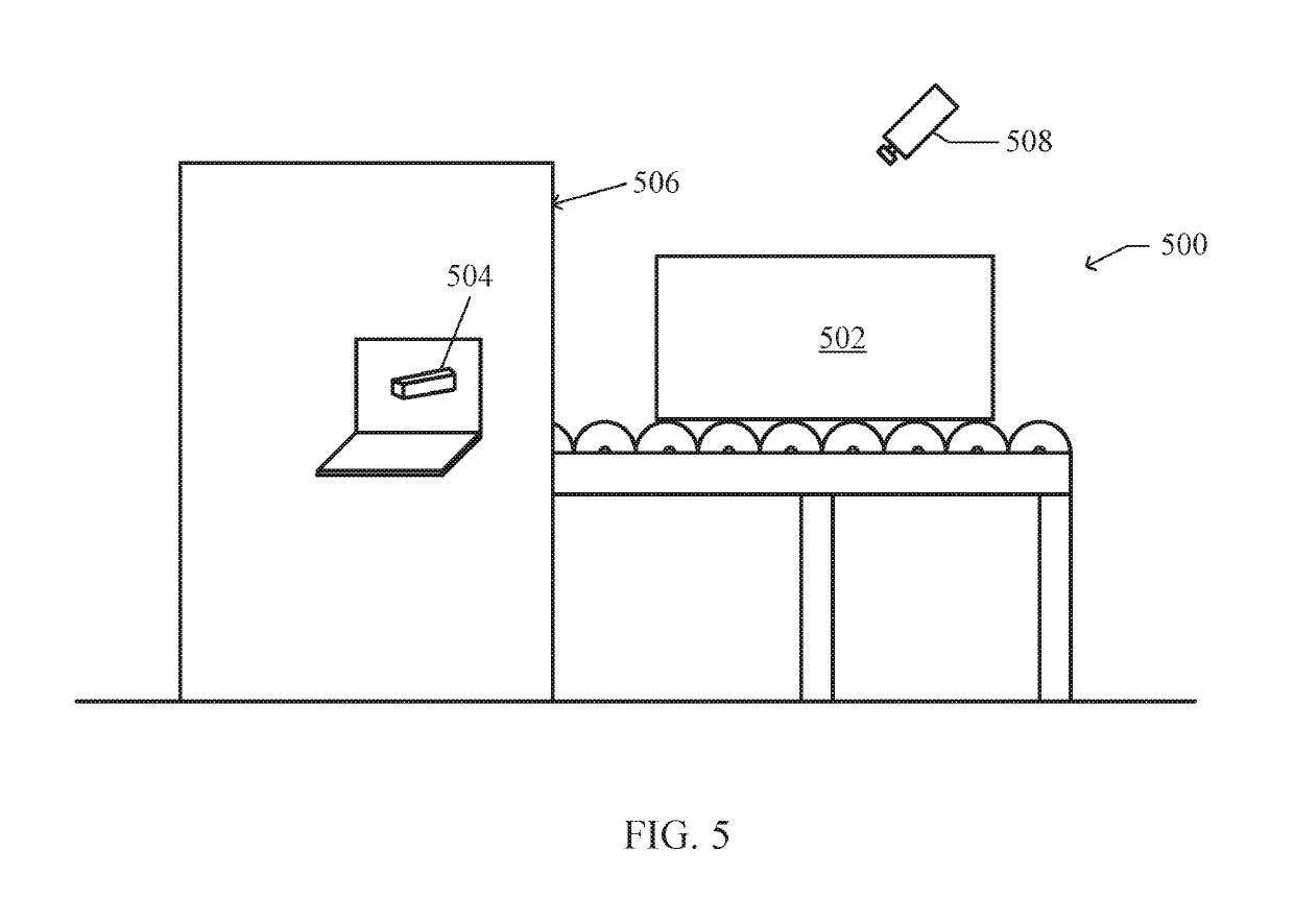 System for visualization of a building material