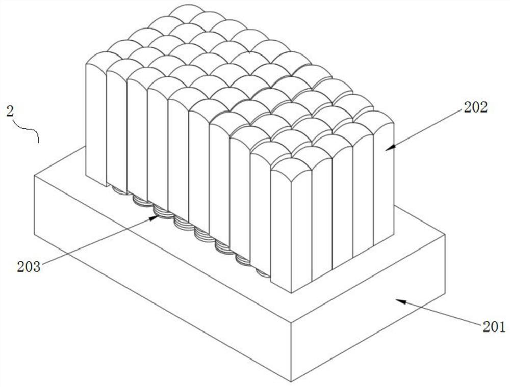 Flexible adjusting and repairing device for aluminum alloy profile of railway vehicle