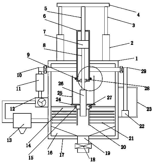 Spray drying device and method for preparing nano material