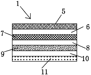 Fireproof isolation bandage