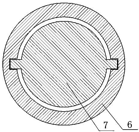 Reduction tank assembly with rotating stirring inner core structure for vertical reduction furnace