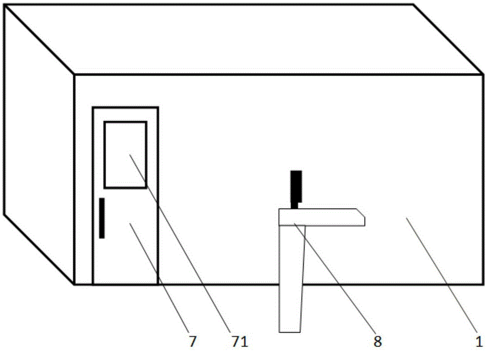 Special device for X ray/DR chest photograph