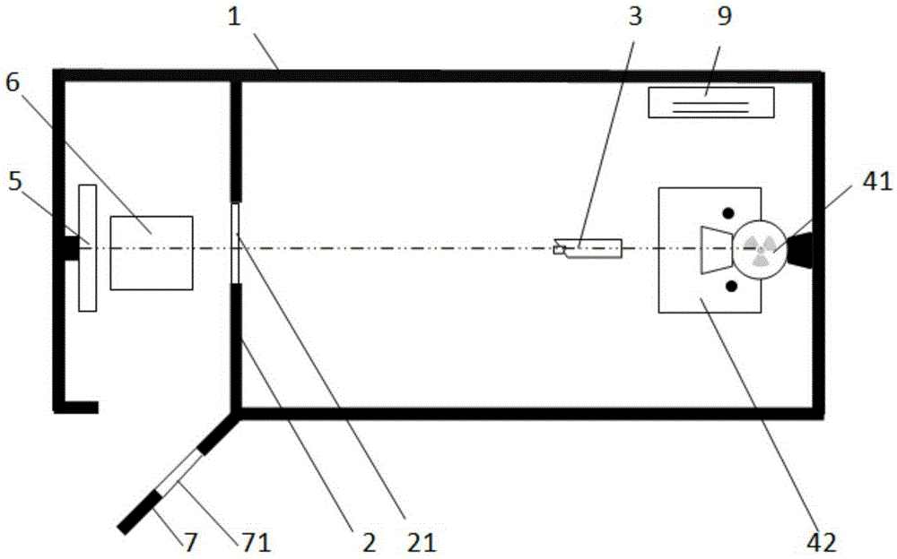 Special device for X ray/DR chest photograph