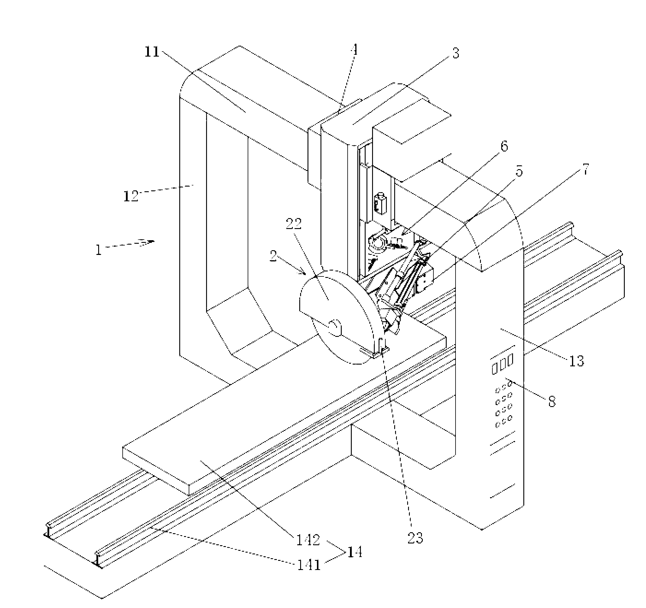 Stone middle cutting machine