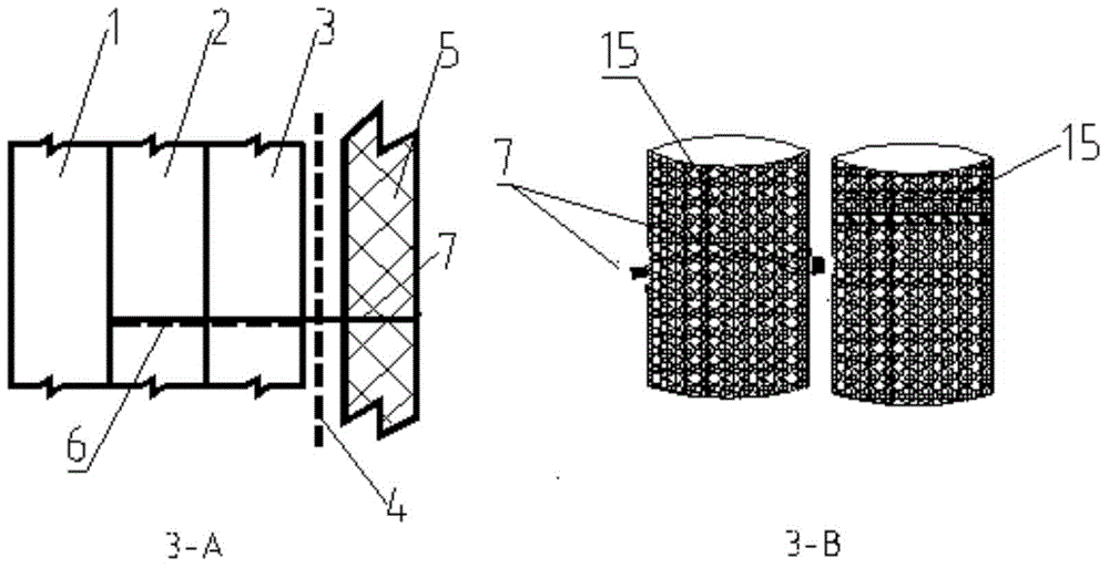 Method for ecologically softening hard revetments