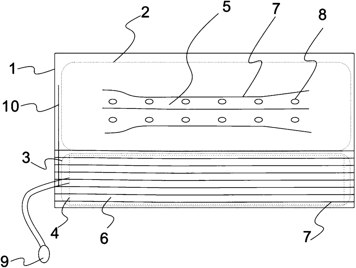 An airbag type far infrared pillow based on magnets