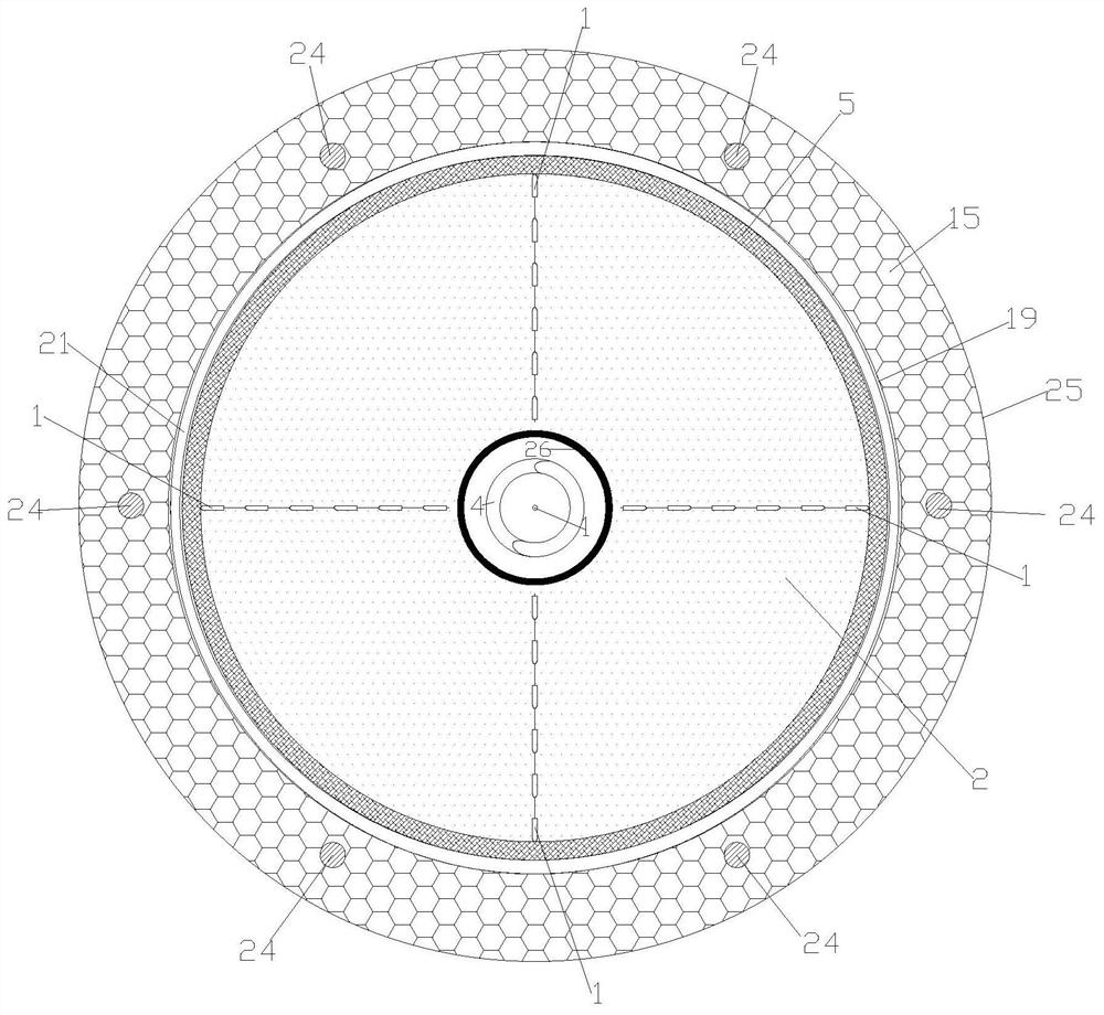 Device for testing frost-heaving ratio of soil body around tunnel