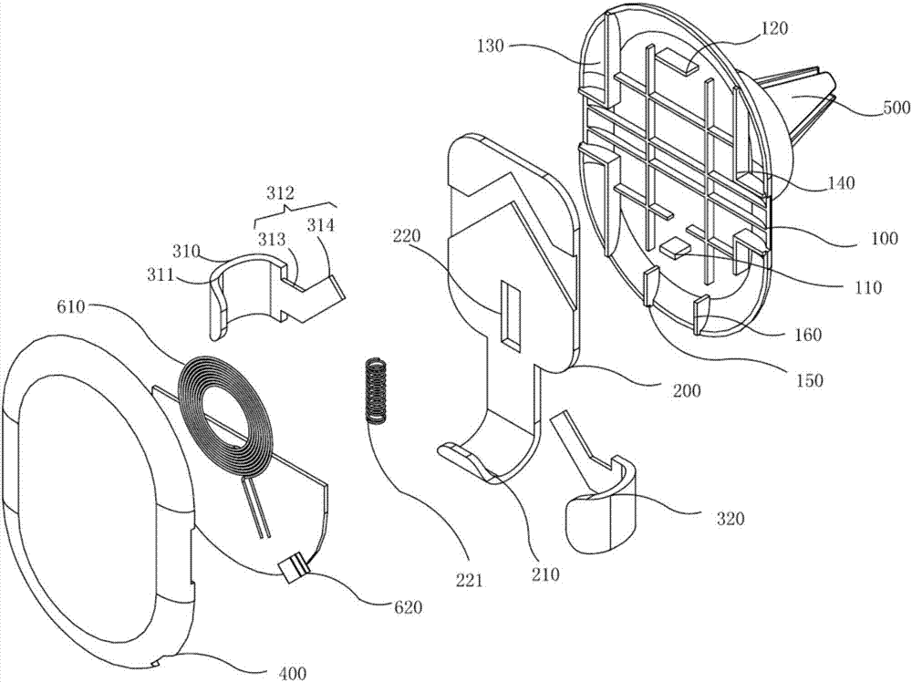 Vehicle-mounted mobile phone holder