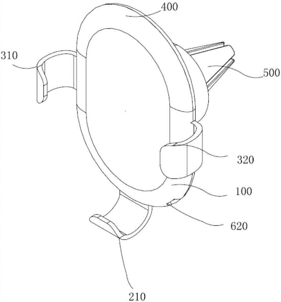 Vehicle-mounted mobile phone holder