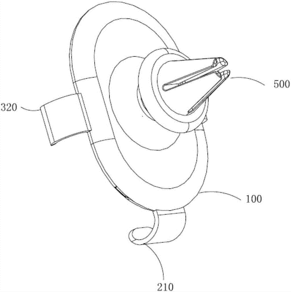 Vehicle-mounted mobile phone holder