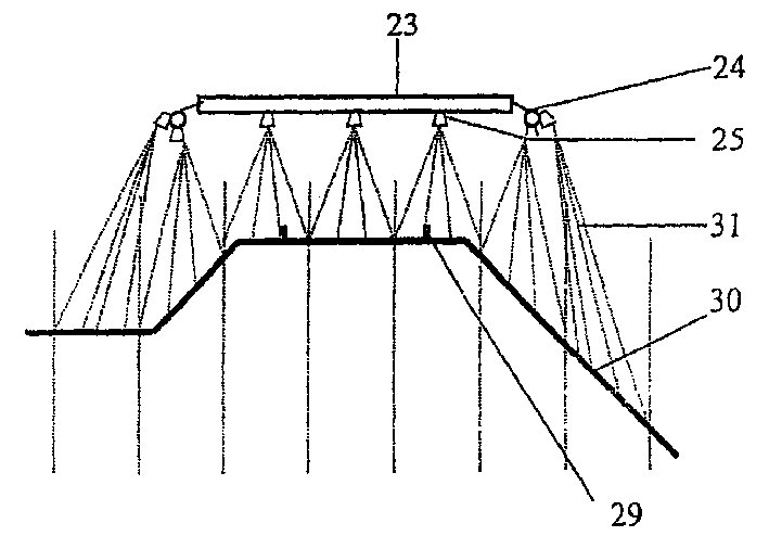 Weeding procedure for a railway vehicle