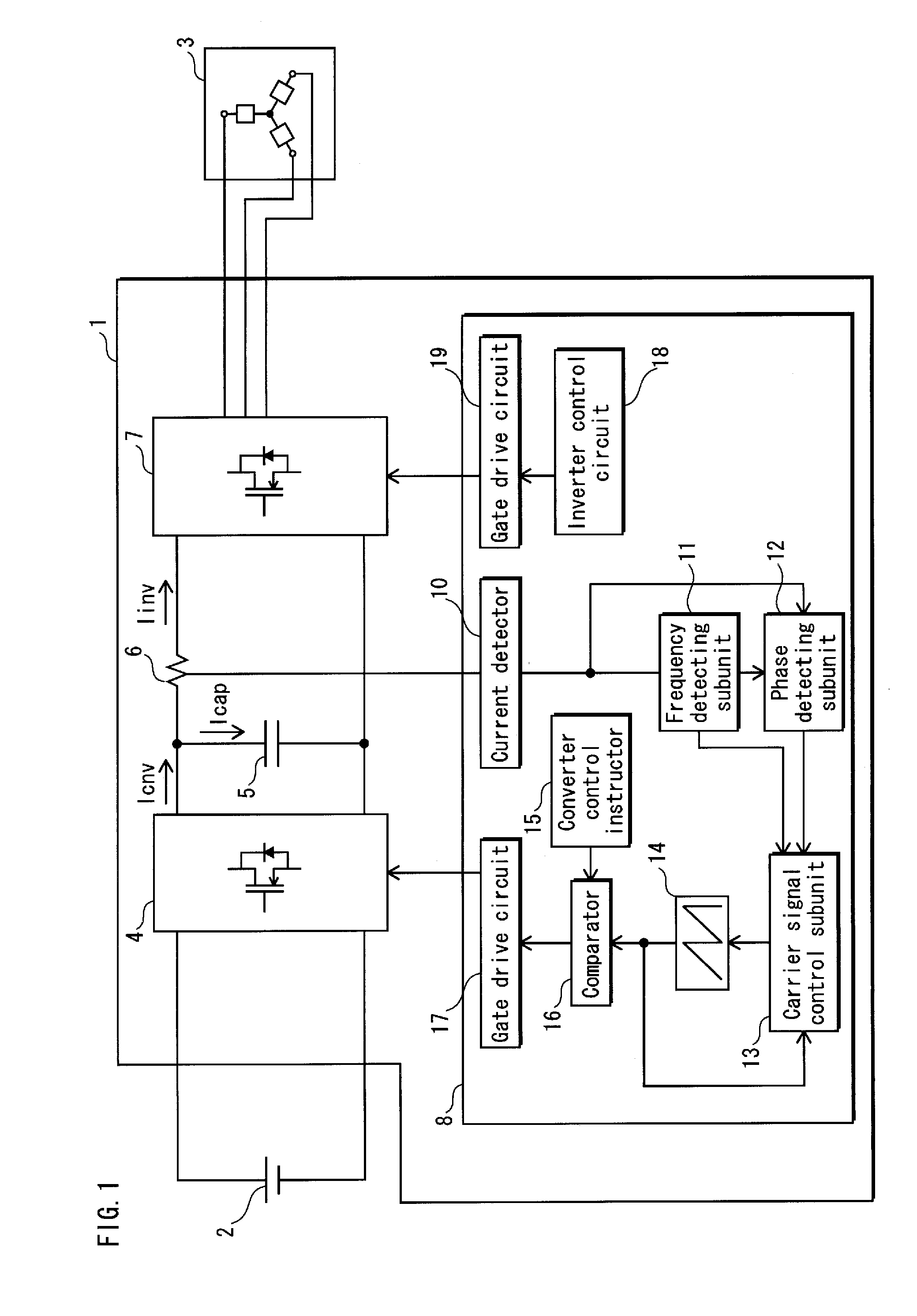 Electric power converting apparatus and induction heating apparatus