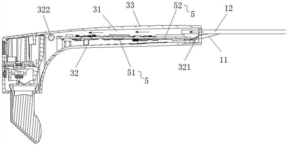 A waterproof cooling device and smart glasses