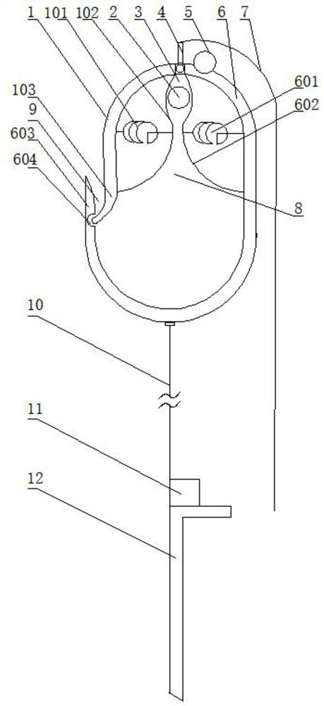 Grounding wire device