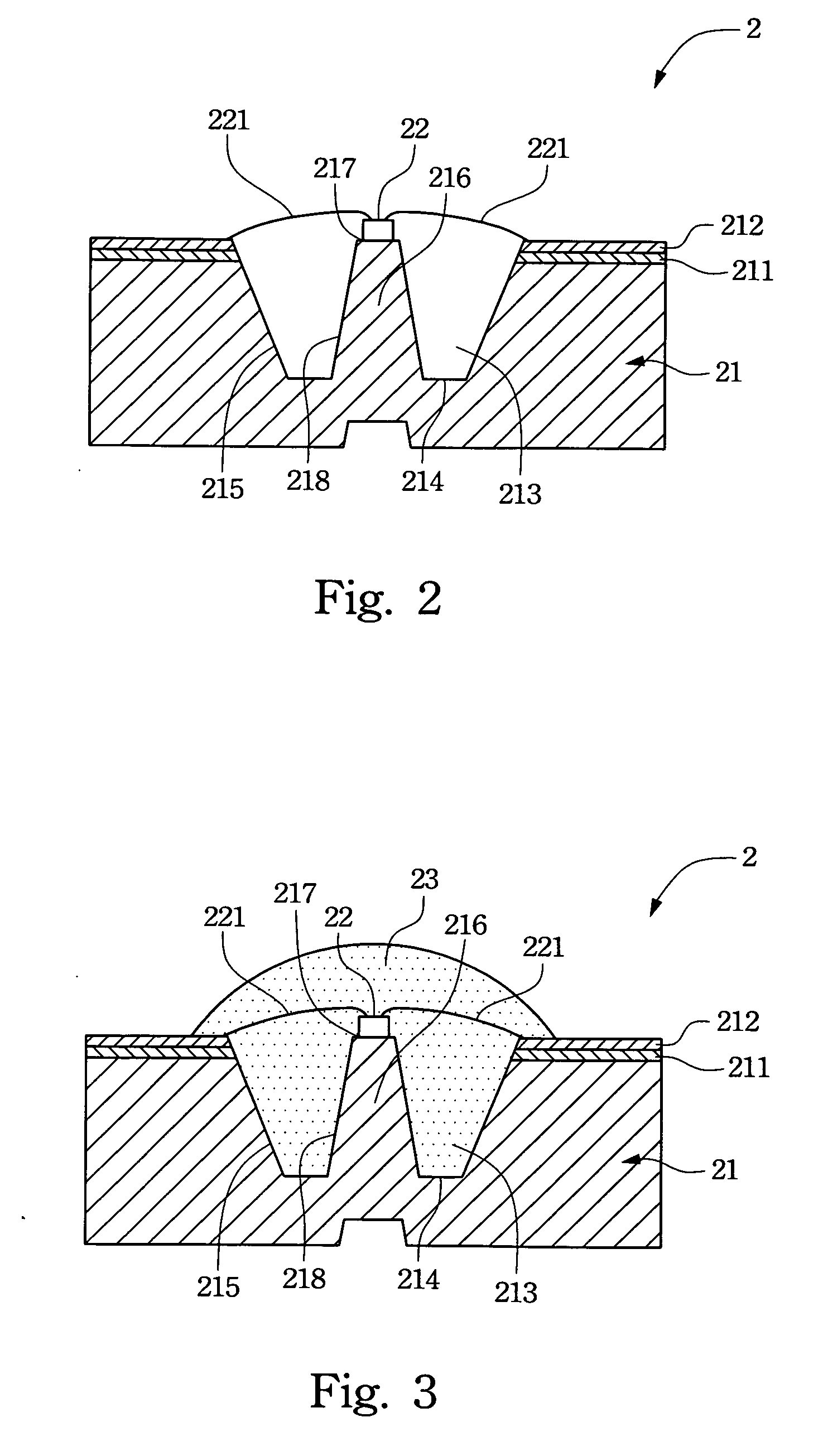 Light emitting diode packaging structure