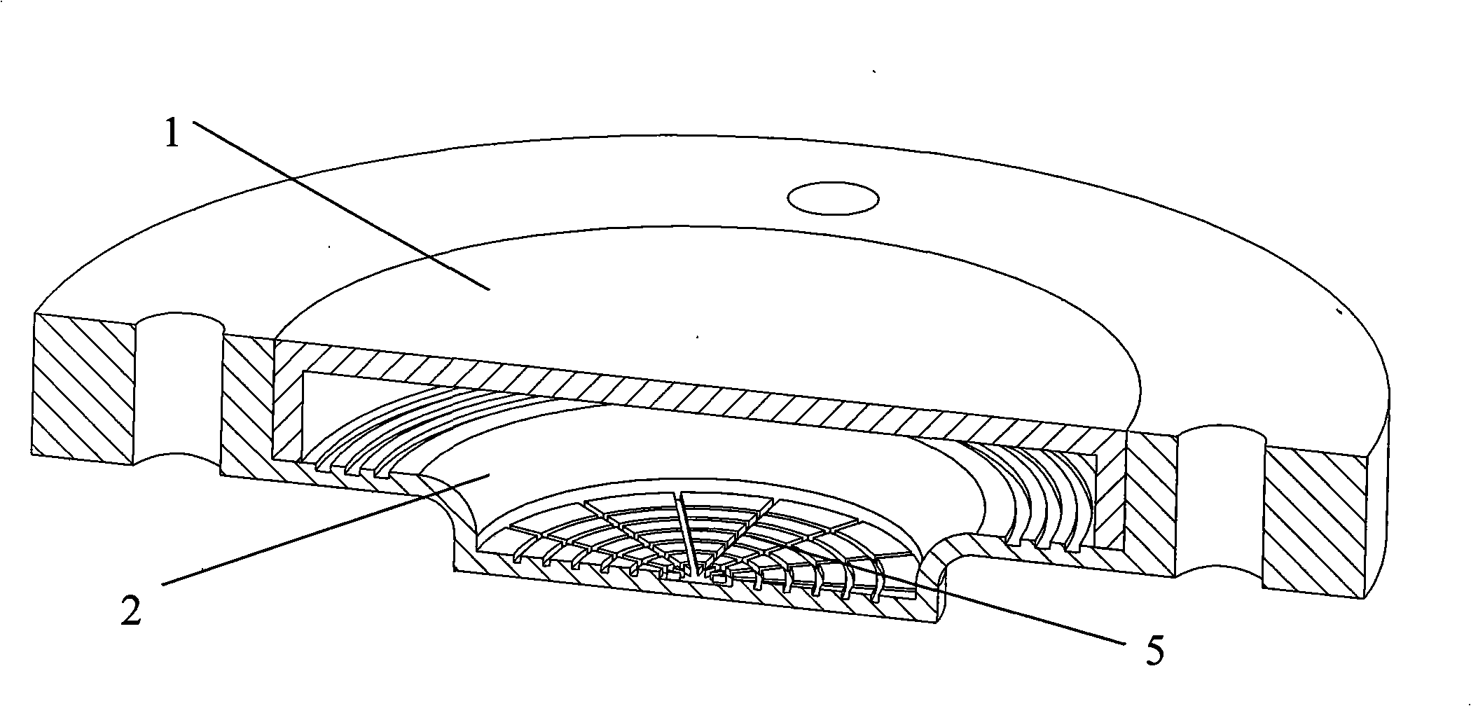 High power LED phase transition heat sink structure