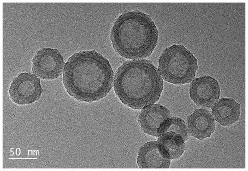 Low-dielectric-constant hollow aluminum oxide/silicon dioxide nano composite material and application thereof