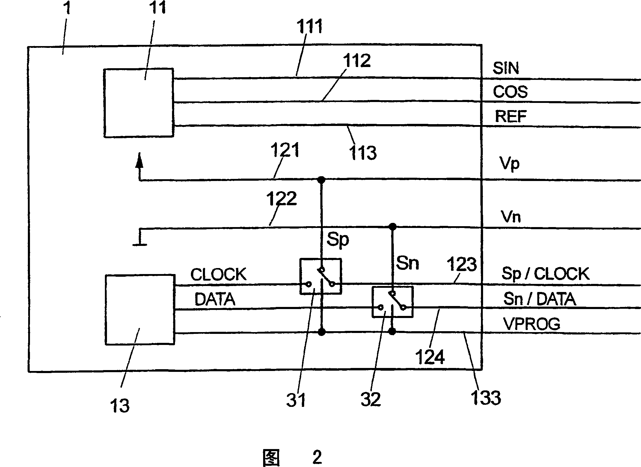 Measuring system with at least one sensor line