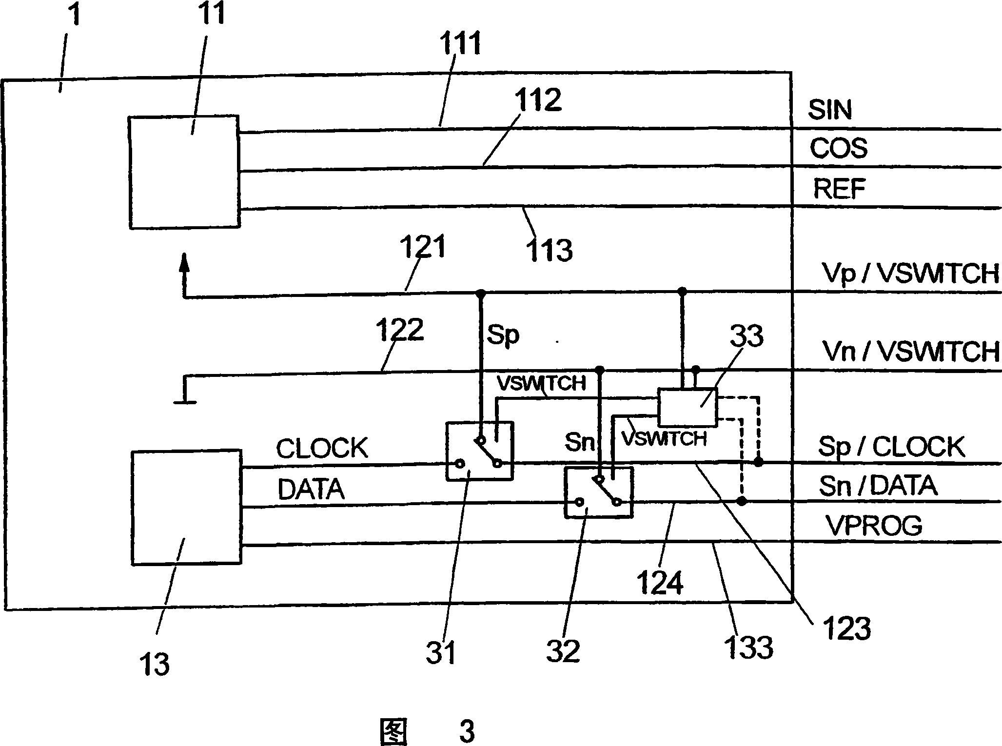 Measuring system with at least one sensor line