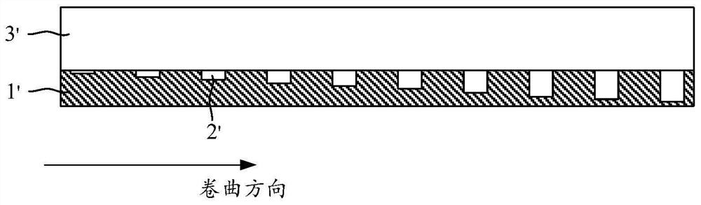 Support structure for supporting flexible display screen and flexible display device