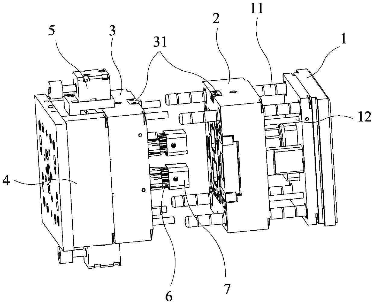 Mold structure and forming method using same