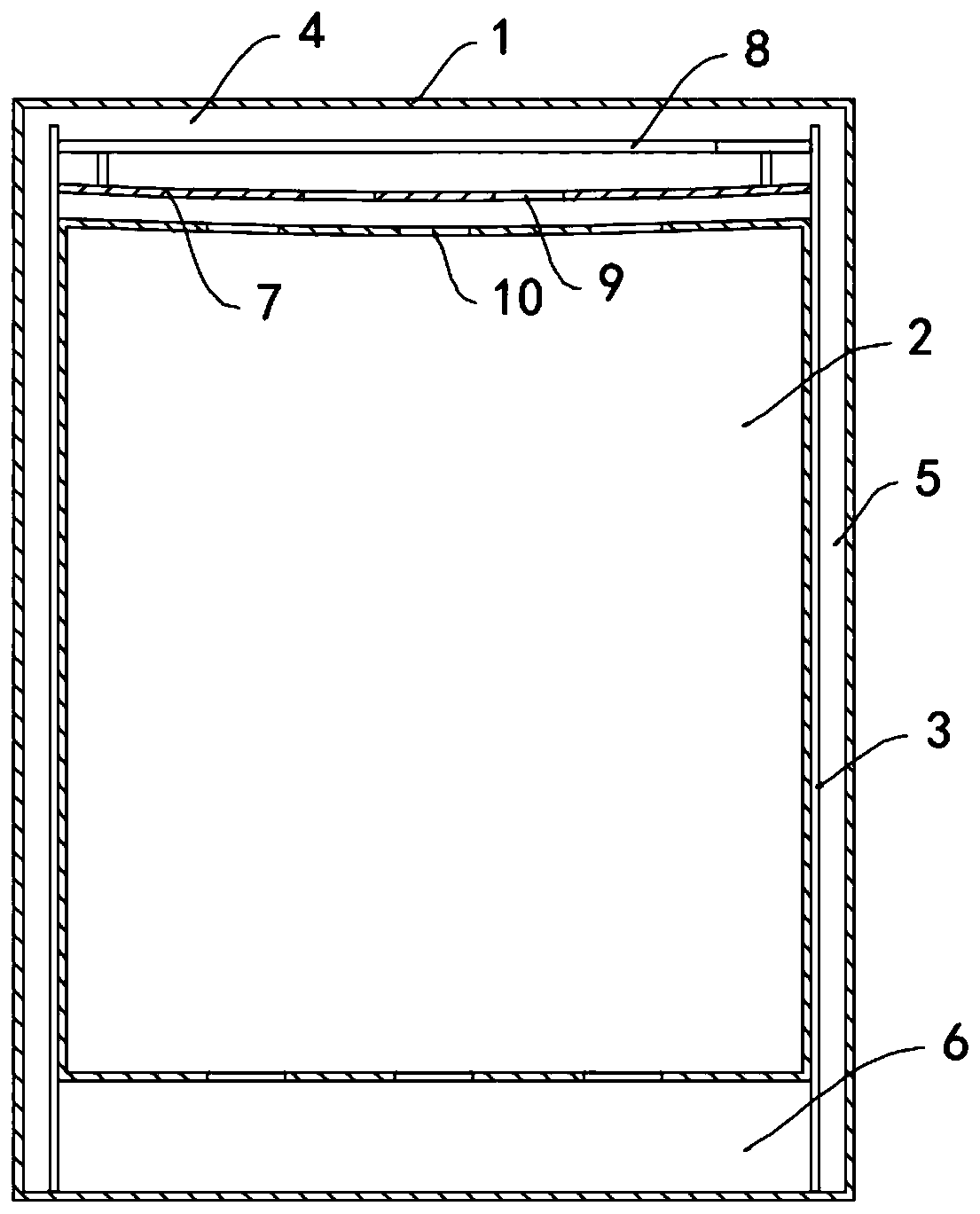 Self-oil-removing cleaning window for kitchen