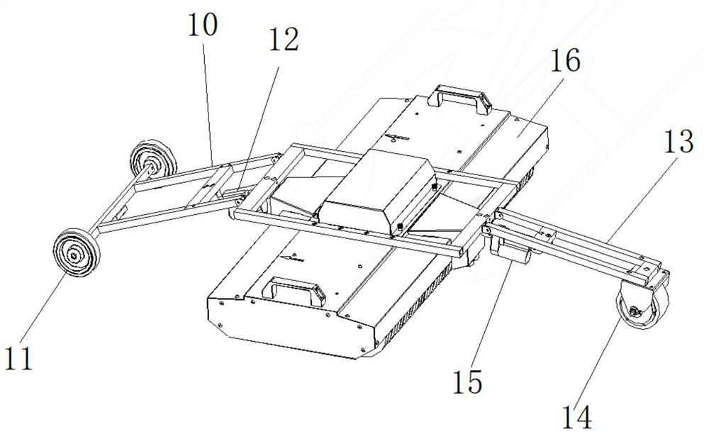 A portable photovoltaic cleaning robot