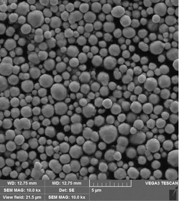 Method for preparing silver powder through space confinement method