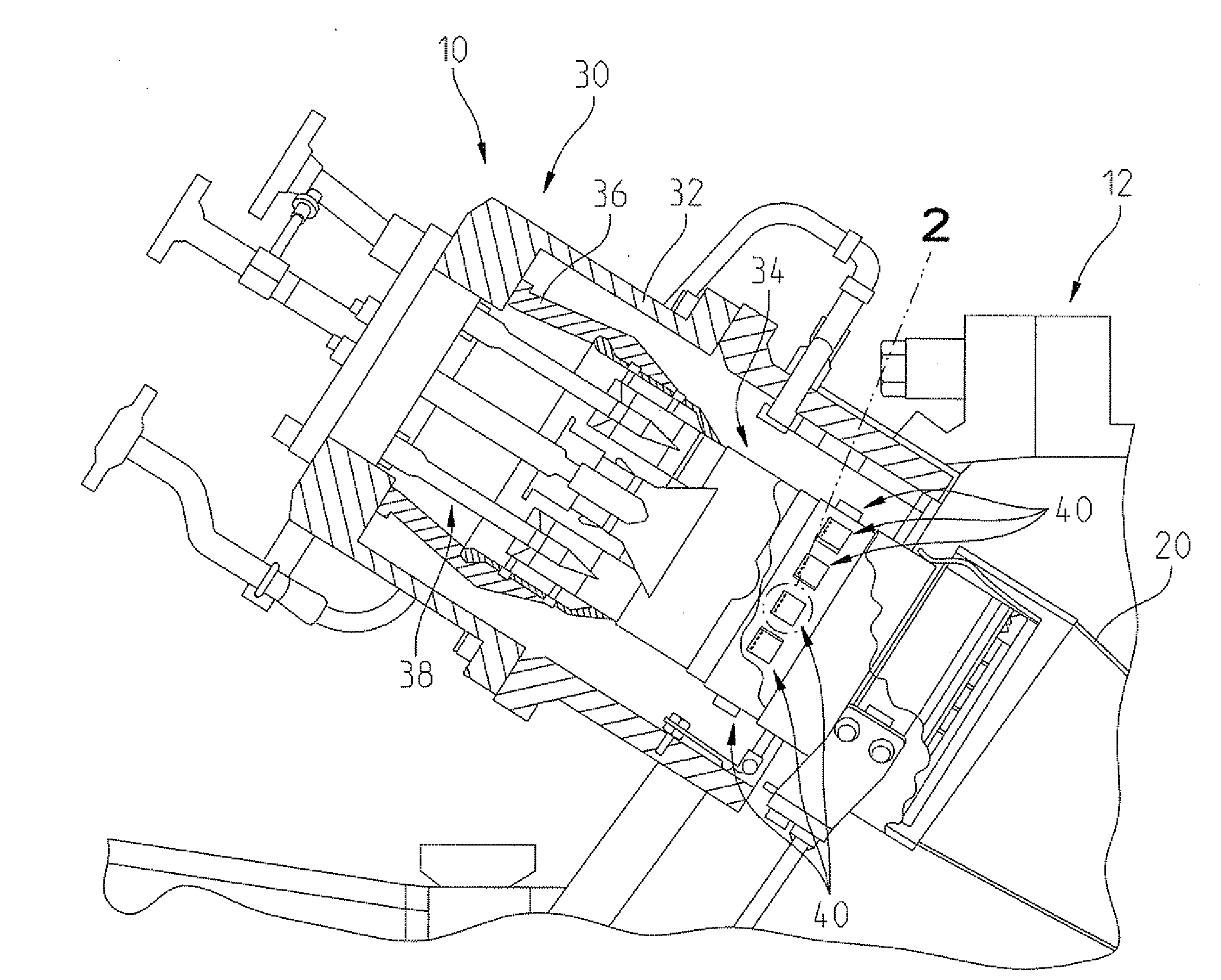 Combustor assembly including one or more resonator assemblies and process for forming same