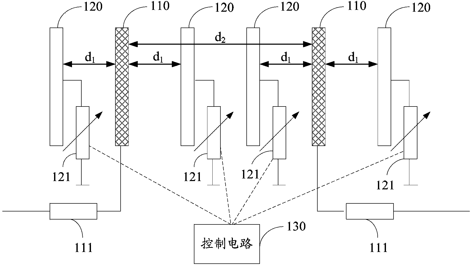 Array antenna and signal transmitting and receiving method and device