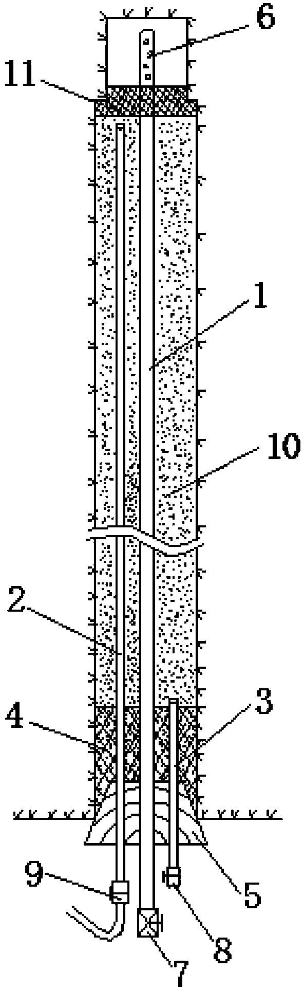 Underground high-pressure hydraulic fracturing hole sealing material for coal mine and hole sealing technology