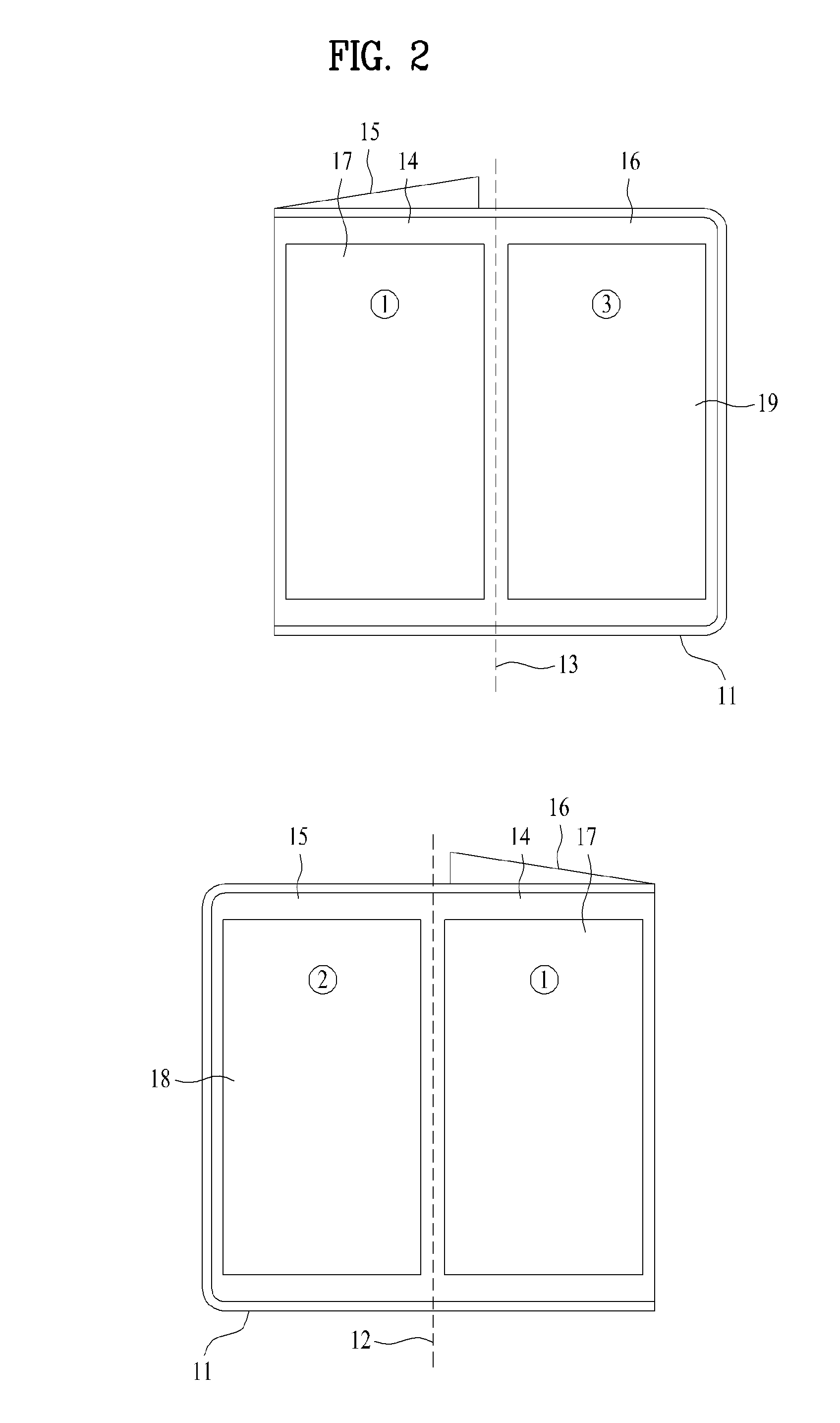 Foldable display device providing image layer and method of controlling the same