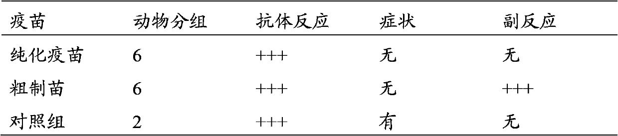 Method for preparing purified foot-and-mouth disease vaccine