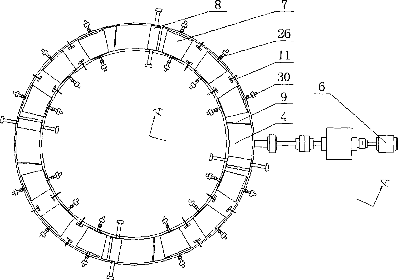 Unit roll-disk breaker