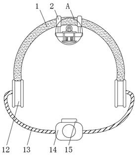 English listening training device for college English teaching