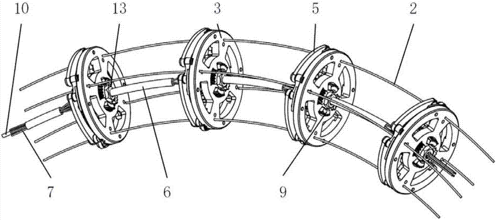 Mechanical-locking-based wire traction variable stiffness mechanism