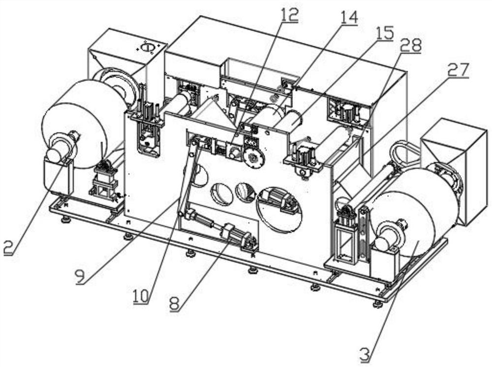 An antistatic treatment device and treatment method for the surface of protective clothing