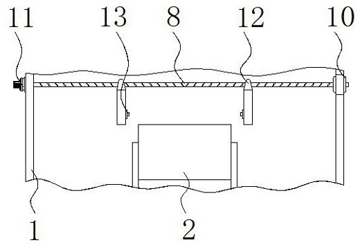 Countable stripe depth detection device for clothing metal pendant detection