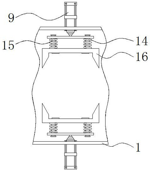 Countable stripe depth detection device for clothing metal pendant detection